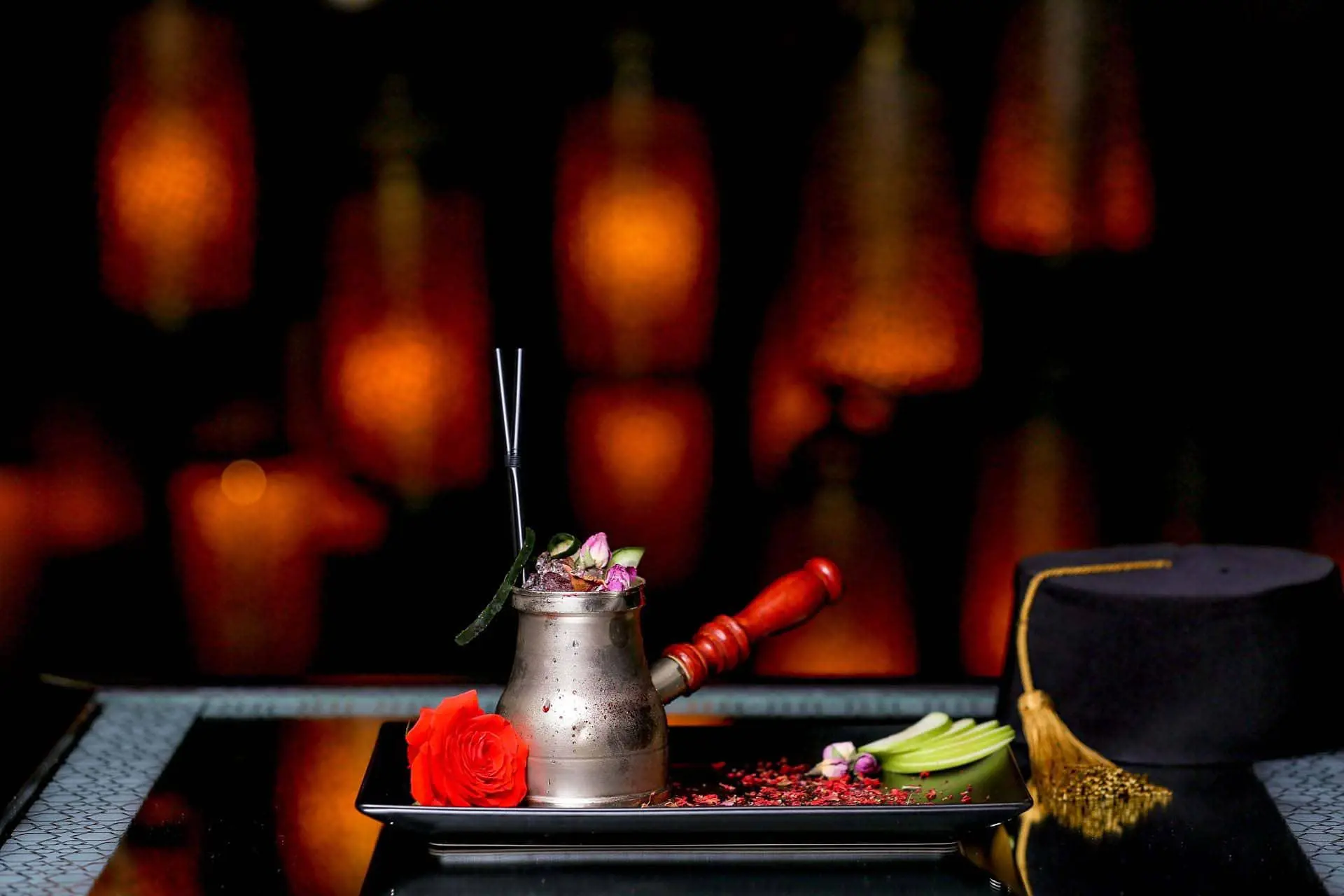Drink artigianale su ardesia